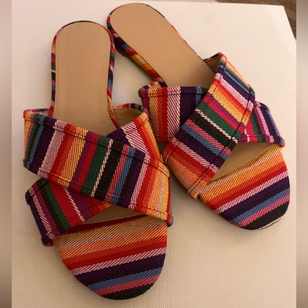 NEW Condition J.Crew Cora Criss-cross Sandals